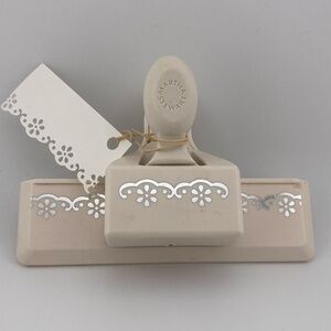 Martha Stewart Floral Lace Edge Punch